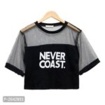 Black Never Coast Top for Women