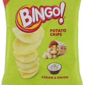 Bingo Potato Chips Cream and Onion 12g