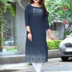 pankaj's Soft Crepe Straight Printed Kurtas