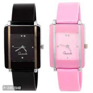 Pankaj's Combo Of 2 Multicoloured Watches For Women